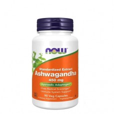 NOW Ashwagandha Extract 450 мг 90 веган-капс.