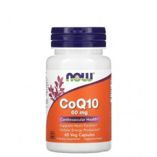NOW Co Q10 (Коэнзим) 60 мг 60 веган-капс.
