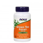 NOW Green Tea Extract (Экстракт зеленого чая) 400 мг, 100 веган-капс.