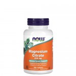 NOW Magnesium Citrate (Магний) 200 мг, 100 веган-таб.