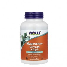 NOW Magnesium Citrate (Магний) 133 мг, 90 гель-капс.