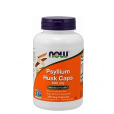 NOW Psyllium Husk Caps (оболочка семян подорожника) 500 мг 200 веган-капс.