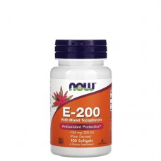 NOW Vitamin E-200 100 гель-капс.