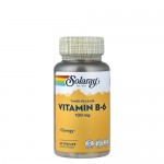 Solaray Vitamin B-6 100 мг 60 веган-капс.